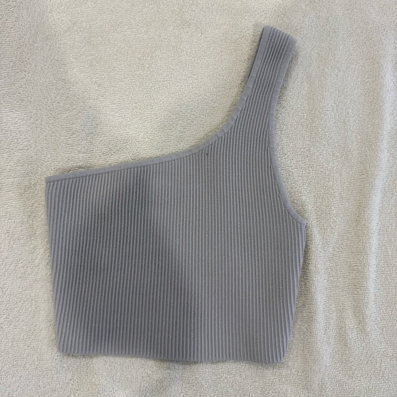 Babaton Scuplt Knit One Shoulder Top - Picture 2 of 4